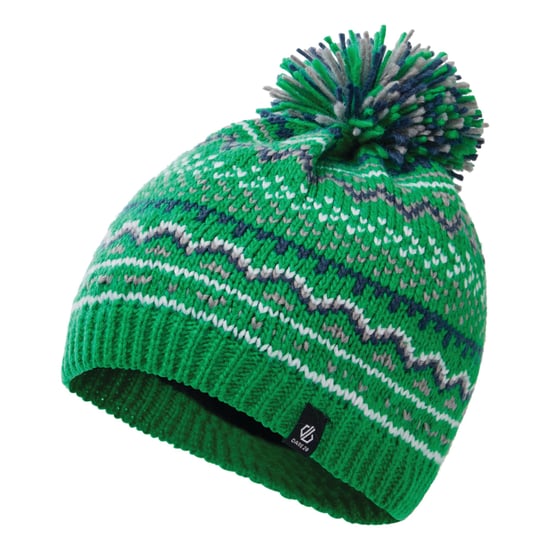 Dare 2B Boys Buzzer Beanie (Vivid Green/Dark Denim)
