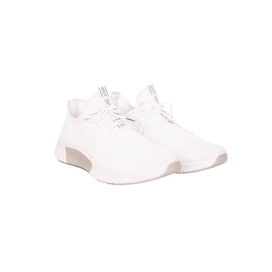 Crosshatch Mens Rideout Trainers (White) - Image 1