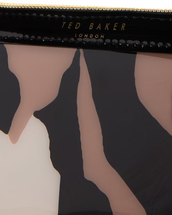 Ted Baker Camii Retro Flood Printed Make Up Bag, Black
