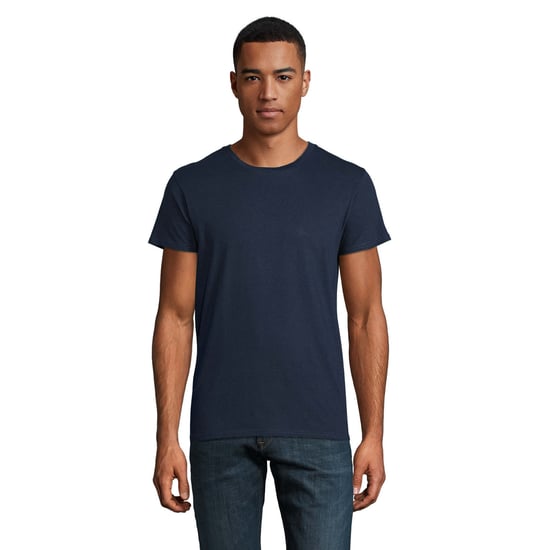 SOLS Mens Crusader Organic T-Shirt (Denim) - Image 5
