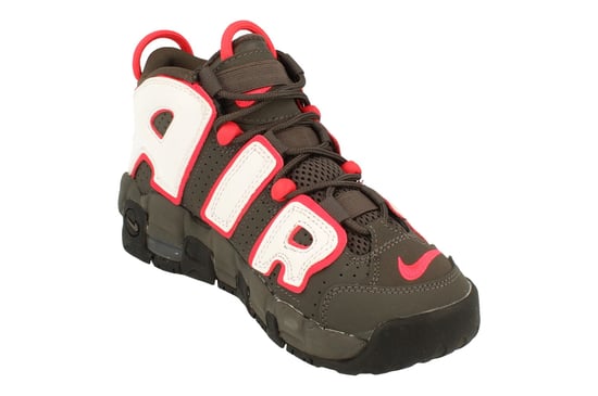 Nike Air More Uptempo Gs Basketball Black Trainers - Image 4