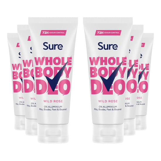 Sure Fresh Citrus Whole Body Deodorant Stick Aluminium Free 50ml, 6 Pack