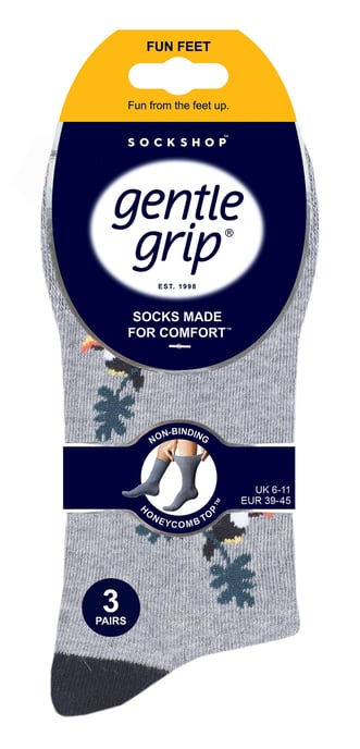 Gentle Grip - 6 Pares Calcetines No Elásticos - Born Free - Image 2