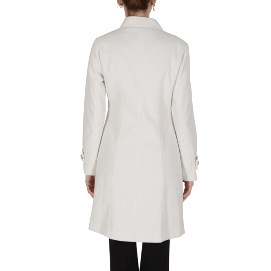 19V69 Italia Womens Coat White ARMIE WHITE