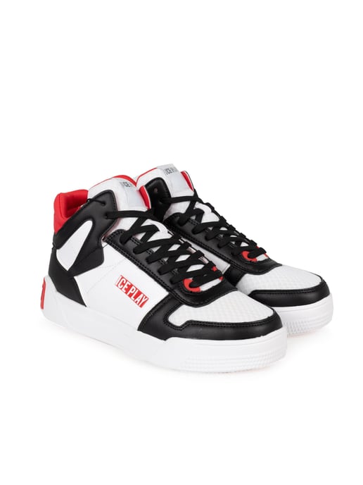Ice Play Zapatillas del hombre negro, Blanco - Image 2
