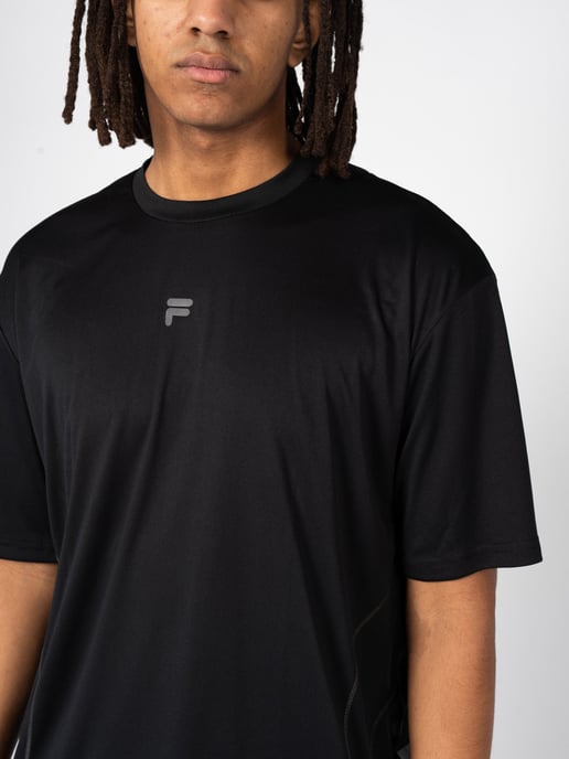 Fila T-Shirt Ronchin del hombre negro - Image 5