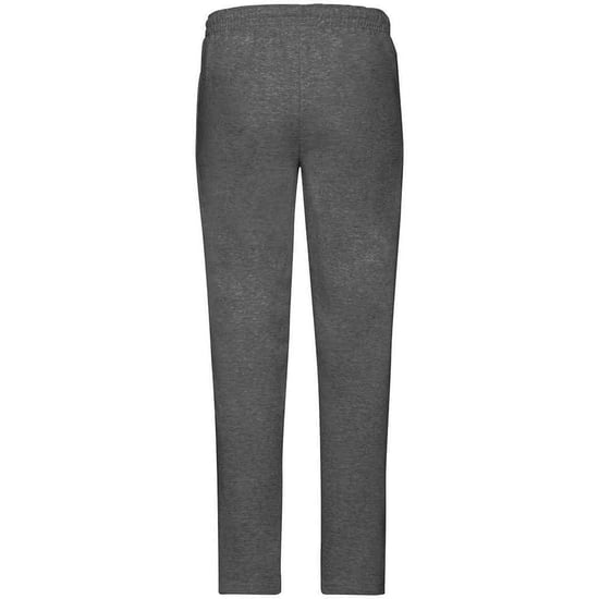 Fruit of the Loom Unisex Adult Classic Heather Open Hem Jogging Bottoms (Dark Heather) - Image 2