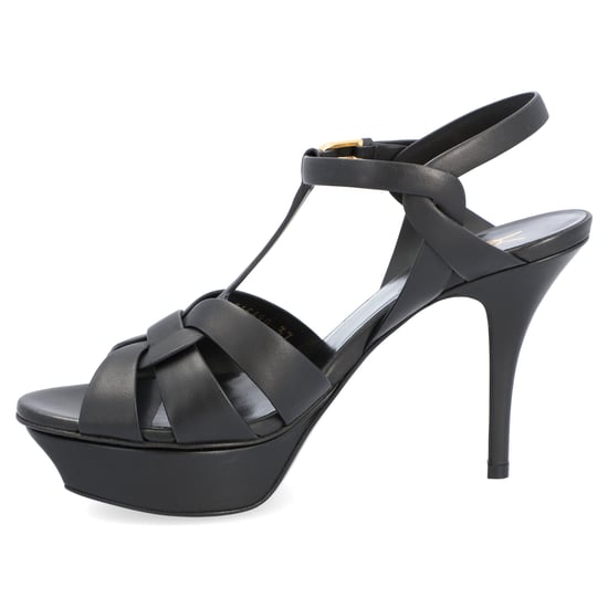 Saint Laurent Tribute Platform Sandals Black - Image 2
