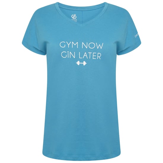 Dare 2B Womens/Ladies Moments II Barbell T-Shirt (Capri Blue)