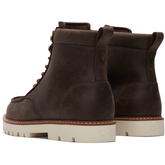 TOMS Palomar Leather Men's Dark Brown Boots - Image 2