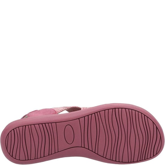 Hush Puppies Womens/Ladies Sophia Sandals (Red/Beige) - Image 4
