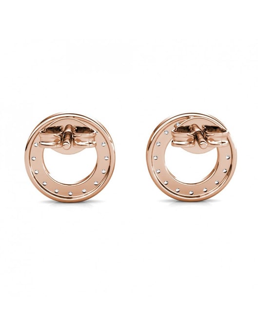 Pendientes Ophir - Oro rosa y cristal - Image 5