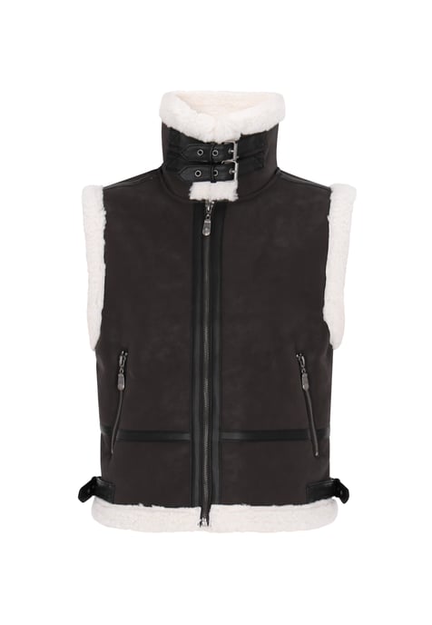 Dreimaster Vest women dark brown - Image 1
