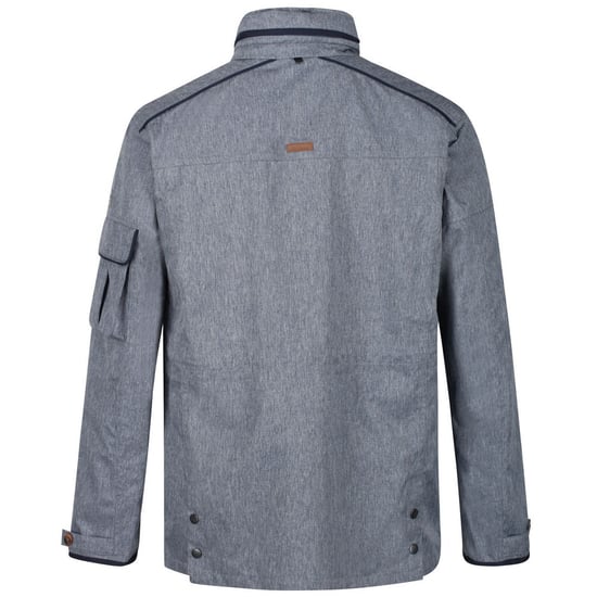 Regatta Mens Elmore Waterproof Cargo Jacket (Dark Denim) - Image 2