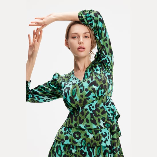 Short leopard print dress - Image 3