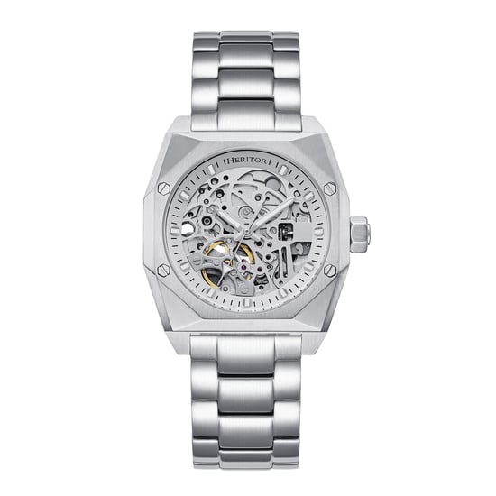 Heritor Automatic Elliott Stainless Steel-Band Watch