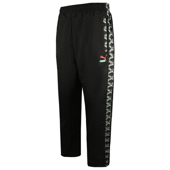 Puma Alife AOP All Over Print Track Pants Black Nylon Mens Bottoms 568729 01