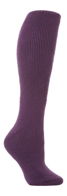 Calcetines térmicos extralargos para mujer en Cerise y Vino by Heat Holders - Image 1