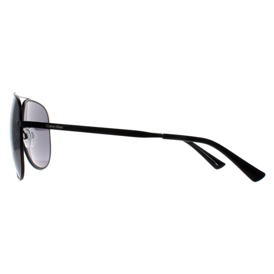 Calvin Klein Aviator Mens Semi Matte Black Grey CK22124S