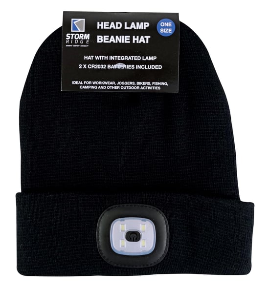 Adultos / Mens Invierno Gorro de punto con LED que brilla la antorcha de luz - Image 2