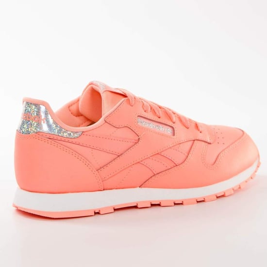 Zapatillas Reebok Classic Pastel con cordones en piel lisa rosa para niños BS8981 - Image 6