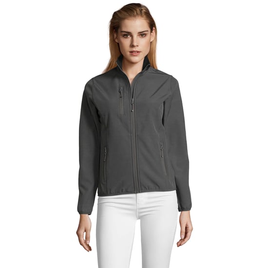 SOLS Womens/Ladies Radian Soft Shell Jacket (Charcoal Grey Solid) - Image 1