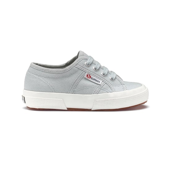 Superga Childrens/Kids 2750 Jcot Leather Trainers (Grey Lilla/Avorio) - Image 3
