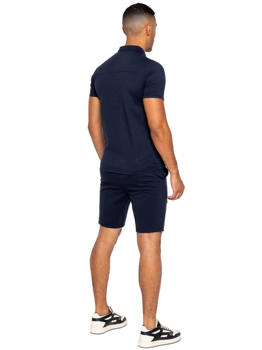 Conjunto de chándal Enzo Polo para hombre - Azul marino - Image 2