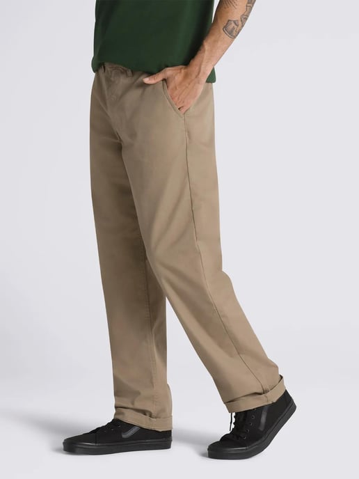 VANS Men’s Authentic Chino Relaxed Trousers in Desert Taupe - Image 5