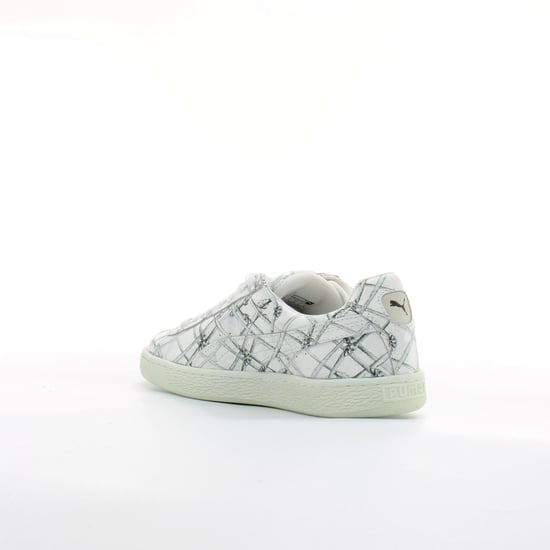 Puma States x Swash London Bones White Leather Mens Lace Up Trainers 360710 01