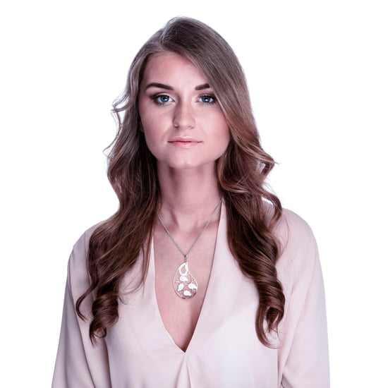 Orphelia 'Lana' Women's 925 Sterling Silver Chain with Pendant - Silver/Rose ZK-7164 - Image 4