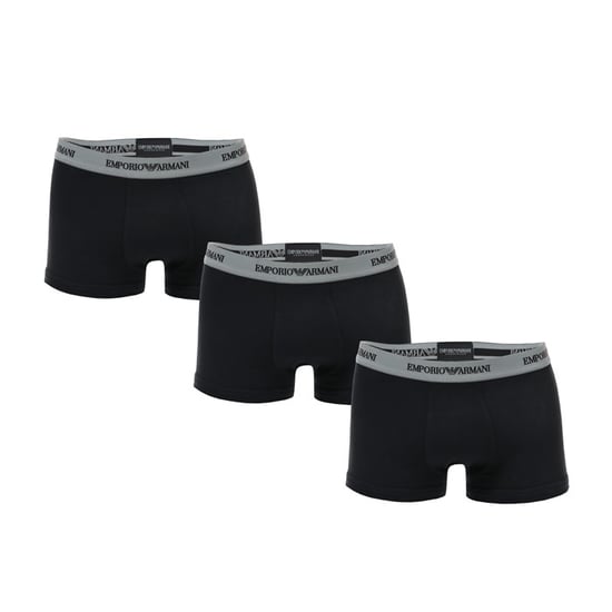 Men's Armani 3 Pack Boxers in Black