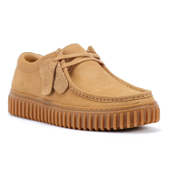 Zapatos Clarks Torhill Lo Suede para hombres en color arena oscuro - Image 2