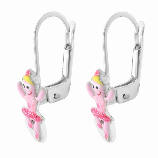 Orphelia 'Oviva' Child's 925 Sterling Silver Drop Earrings - Silver ZO-7137/1 - Image 2