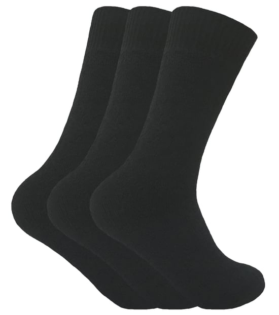 3 Pares Hombres Suela Acolchada Invierno Caliente Lana Térmica Caminar Bota Calcetines - Image 1