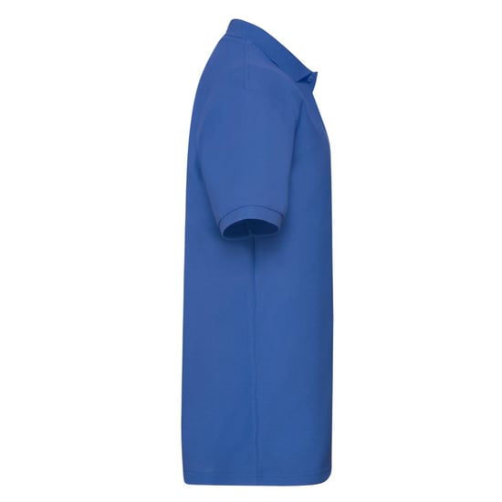 Fruit of the Loom Mens 65/35 Heavyweight Polo Shirt (Royal Blue) - Image 3