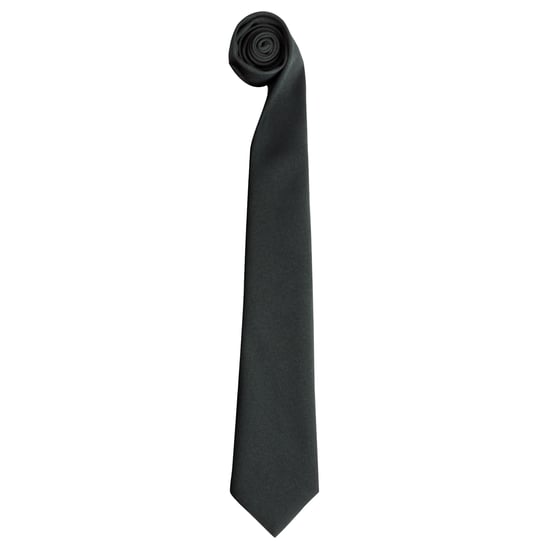 Premier Tie - Men Plain Work Tie (Pack of 2) (Black) - Image 1