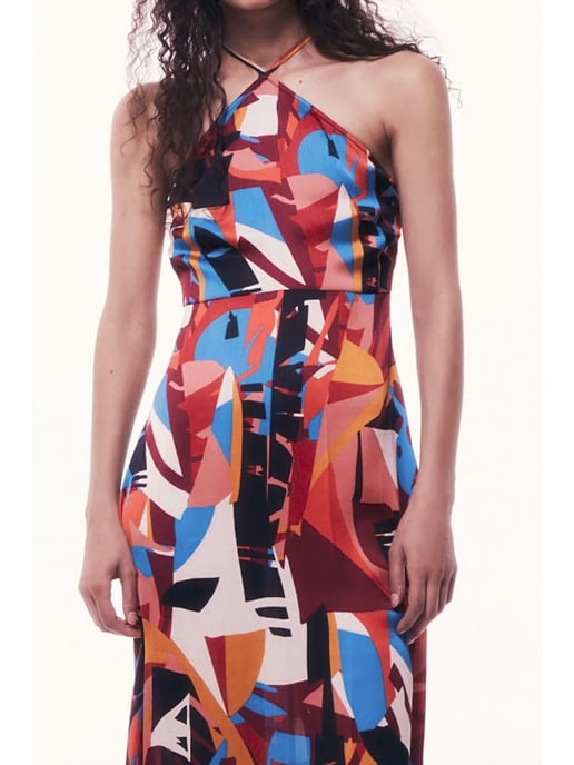 SFERA Abstract Halterneck Dress
