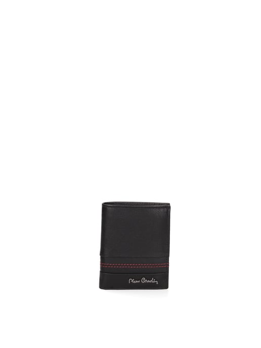 Pierre Cardin Wallet Men BLACK AND RED