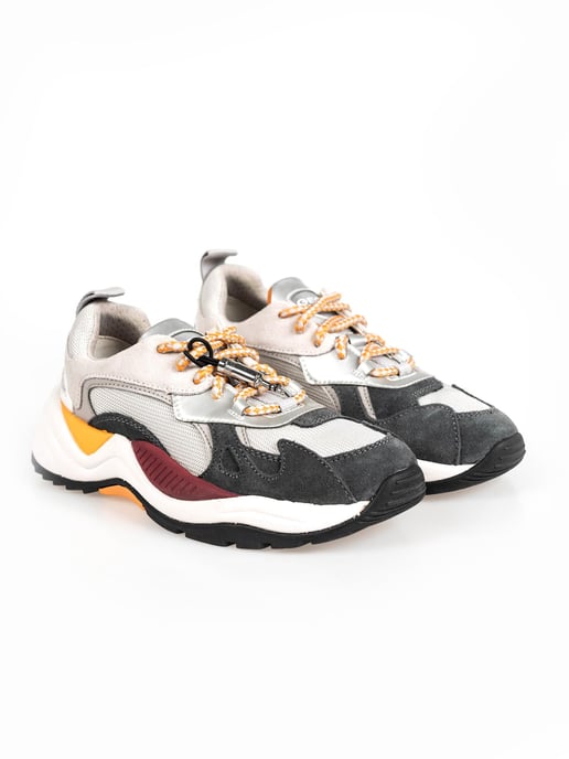 Geox Zapatillas T02 A de mujer amarillo, Gris - Image 2