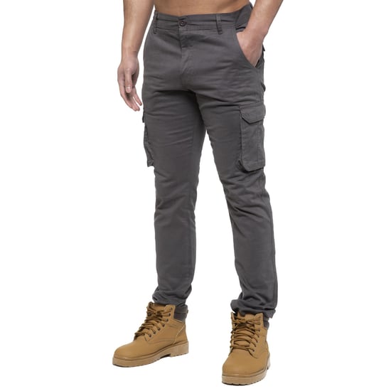 Enzo | Pantalones Cargo Hombre - Gris - Image 1