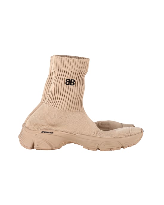 Balenciaga 3.0 Sock Sneakers in Beige Polyester - Image 1