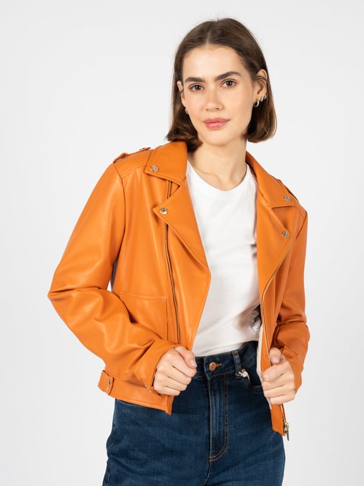 Silvian Heach Chaqueta Mujer Naranja - Image 3