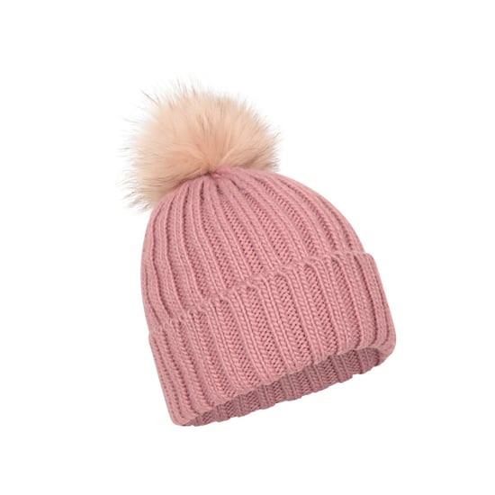 Mountain Warehouse Womens/Ladies Geneva Borg Lined Beanie (Pale Pink)