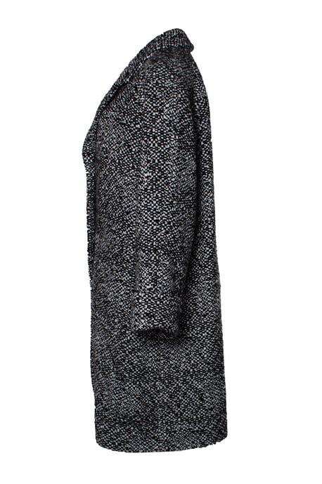 Wool tweed sequinned coat - Image 2