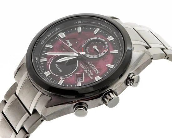 Citizen Tsuki-yomi Men's Silver Watch BY1018-80X - Image 3