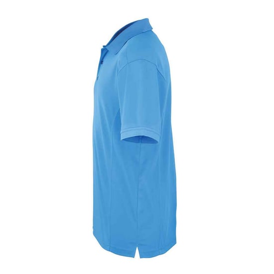 Premier Mens Coolchecker Pique Polo Shirt (Sapphire Blue) - Image 3