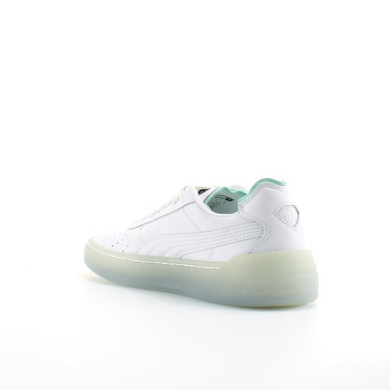 Puma Clai-O Diamond Supply White Leather Mens Lace Up Trainers 369399 01