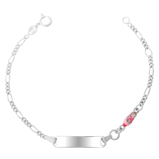 Orphelia 'Megane' Child's 925 Sterling Silver Set: Bracelet + Earrings - Silver SET-7136 - Image 3