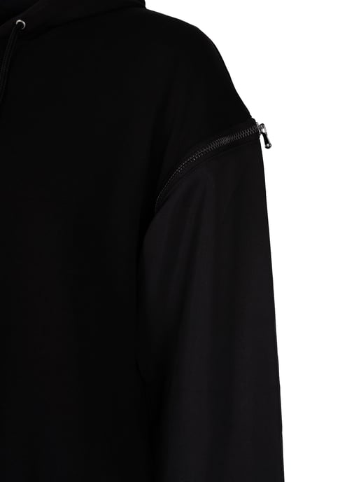 Les Hommes Sweatshirt Detachable Men's Black